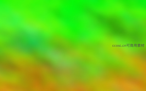 活力绿黄交融抽象图