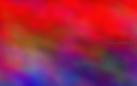 炽热红紫渐变的抽象光影