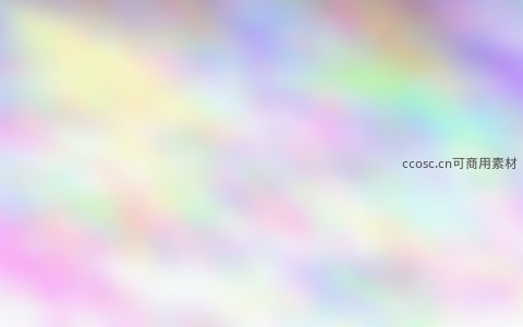 柔光彩虹色朦胧艺术图