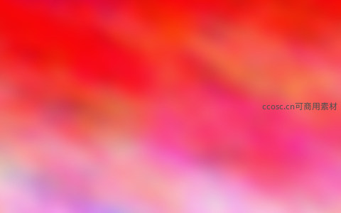 炽热红粉交织的流动光影效果