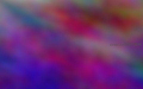 神秘紫蓝交织的迷幻抽象空间