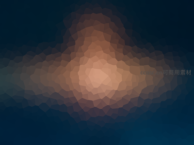 多边形构成的梦幻云朵光影