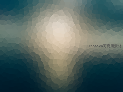 柔和光晕多边形抽象艺术图
