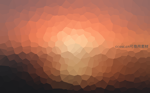 温暖色调的抽象圆形光晕背景