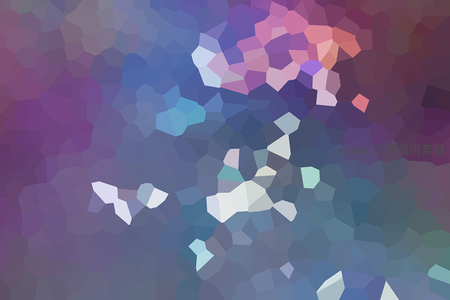 梦幻紫蓝调的多边形星空背景