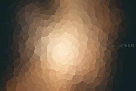 暖棕渐变多边形光晕背景