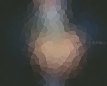 灰褐调多边形云朵状抽象图案