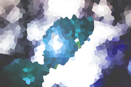 蓝紫渐变多边形艺术图