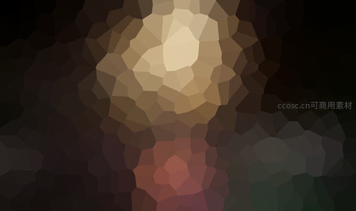 暖金色调多边形抽象光影