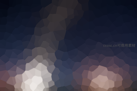 深蓝灰白多边形拼接