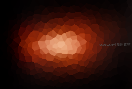 暖色光晕多边形图案