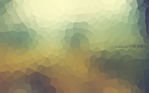 自然绿黄多边形渐变