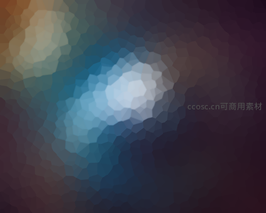 中心发光体的多边形宇宙抽象图