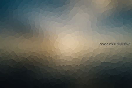 灰蓝与米色交融的抽象云层低多边形