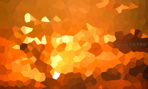 炽热火焰多边形抽象图