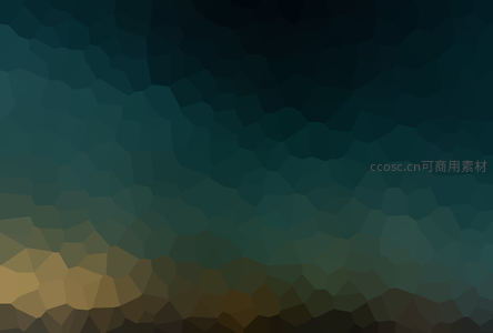 暗调低多边形自然景观