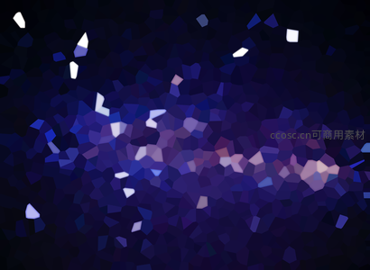 星空粒子飞舞的梦幻几何图