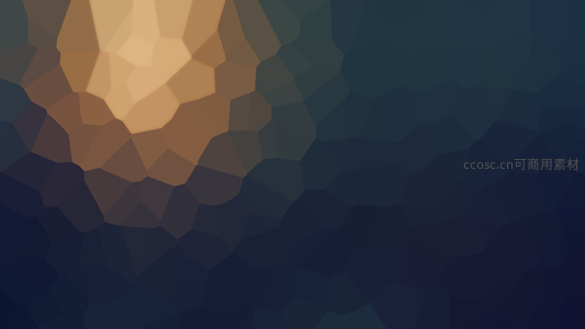 暖棕与深蓝碰撞的几何色块