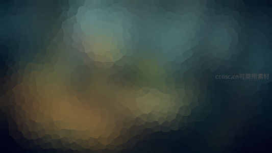 朦胧黄绿与青灰交融的抽象云