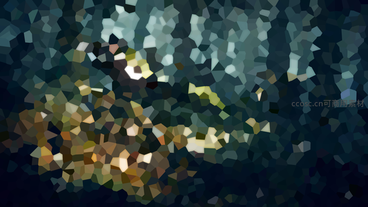 深邃夜空中的几何光斑艺术