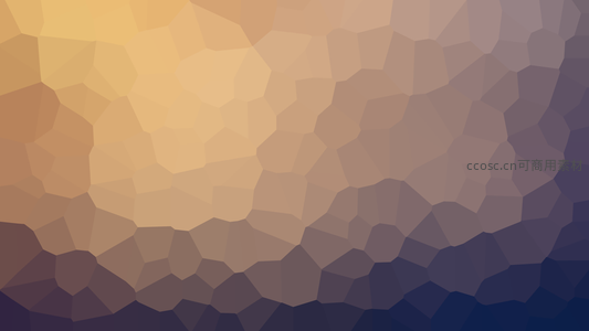 低多边形风格的暖色渐变背景