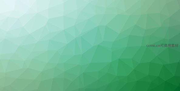 渐变绿色多边形几何抽象背景