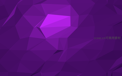 亮紫焦点多边形抽象几何背景