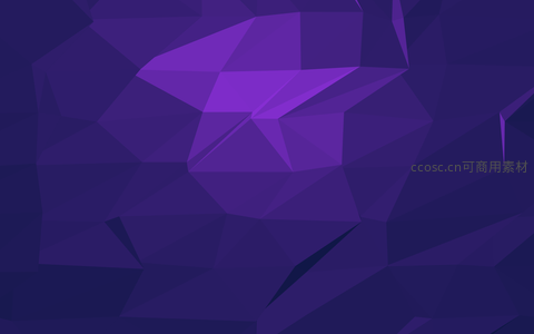 深邃紫色低多边形立体纹理