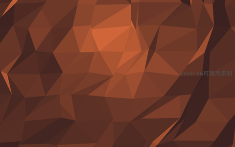 深棕低多边形艺术纹理背景