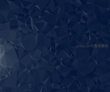 深海军蓝低多边形暗调背景