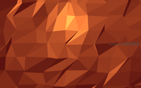 橙色多边形几何抽象背景图案