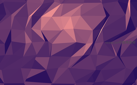 紫色渐变多边形抽象艺术图