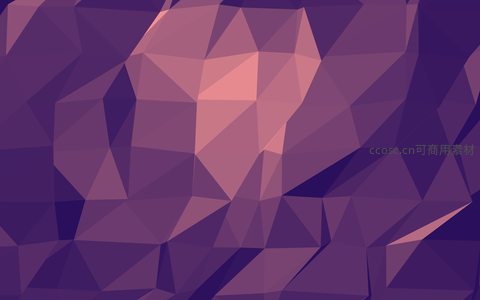 紫粉色调低多边形纹理背景