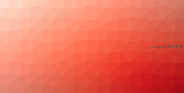 红色系低多边形渐变背景