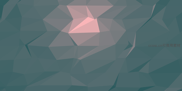 灰绿底粉红高光多边形背景