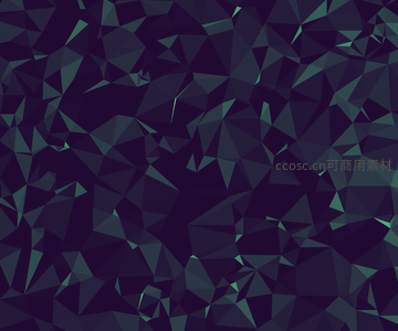 暗紫蓝调多边形艺术图