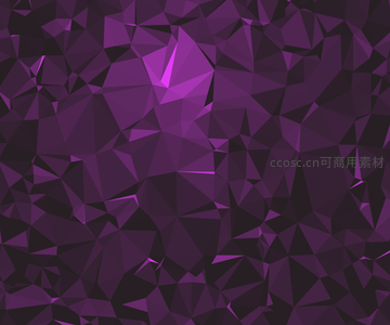 浓郁紫调的低多边形抽象艺术背景
