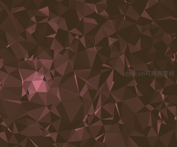 棕红系多边形艺术抽象图案