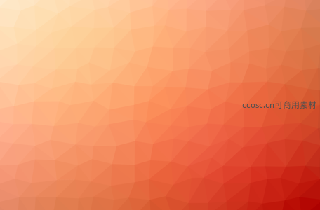 日落色调多边形渐变抽象图