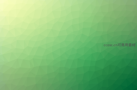 渐变绿色多边形抽象背景
