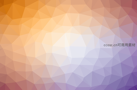 橙紫渐变多边形艺术背景