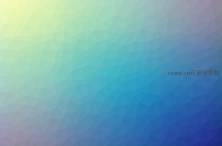 蓝黄渐变多边形艺术背景