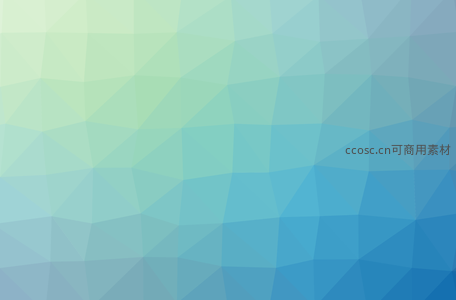 蓝绿渐变多边形抽象背景图案
