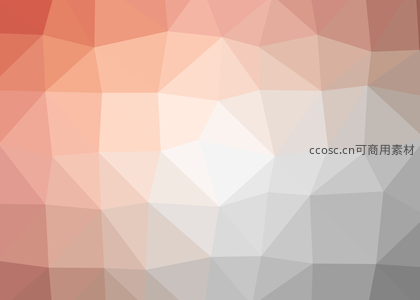暖色系多边形渐变背景