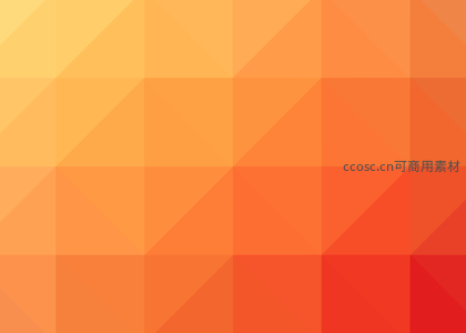 橙红方格渐变抽象艺术背景
