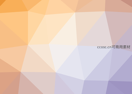 粉紫米白多边形柔和背景