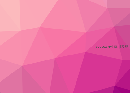 粉红三角形拼接艺术图