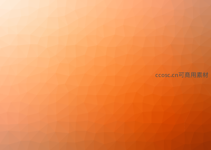 橙色暖调低多边形背景