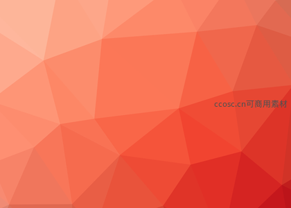 橙红色多边形抽象背景