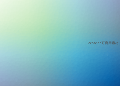 蓝黄渐变低多边形背景